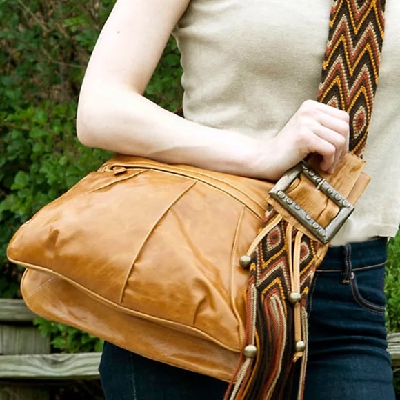 NWT Women's Limon Piel Tahali Leather Messenger Handbag - Picture 7 of 10